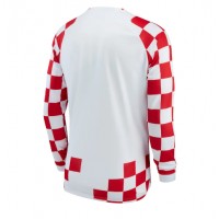 Koszulka piłkarska Chorwacja Strój Domowy MŚ 2022 tanio Długi Rękaw